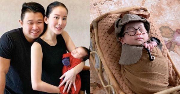 10 Potret Gemas Ben, Putra Kedua Jill Gladys yang Berusia Satu Bulan