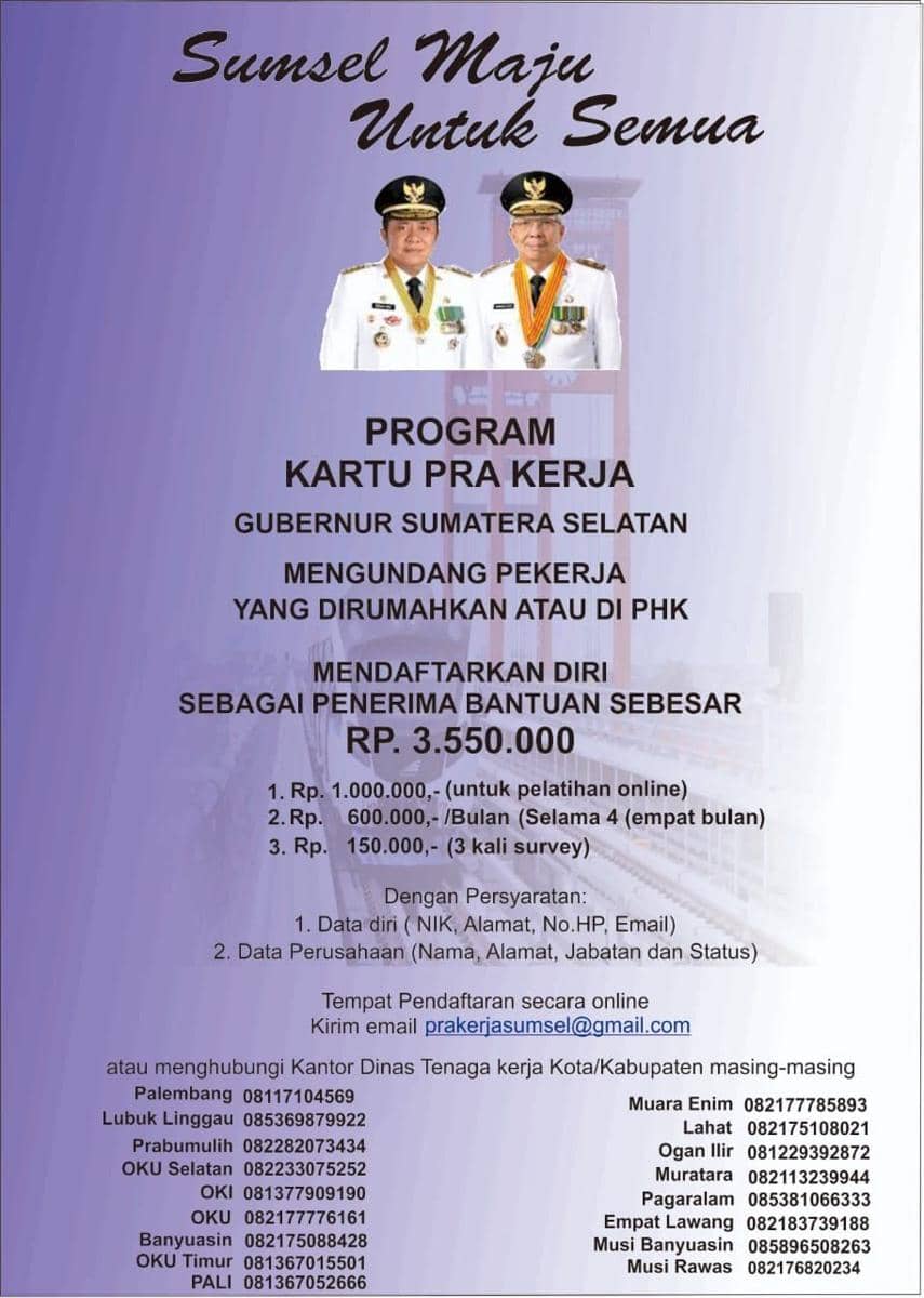 Program Prakerja di Sumsel (IDN Times/Istimewa)