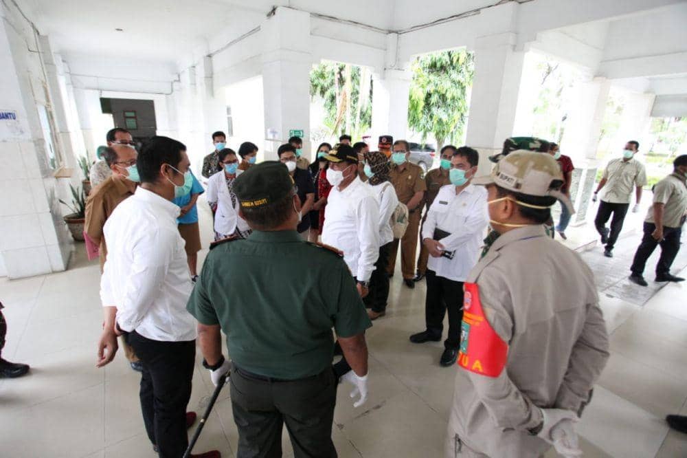 Gubsu Edy Rahmayadi meninjau RSUD dr Djasamen Saragih (Dok. Humas Siantar)