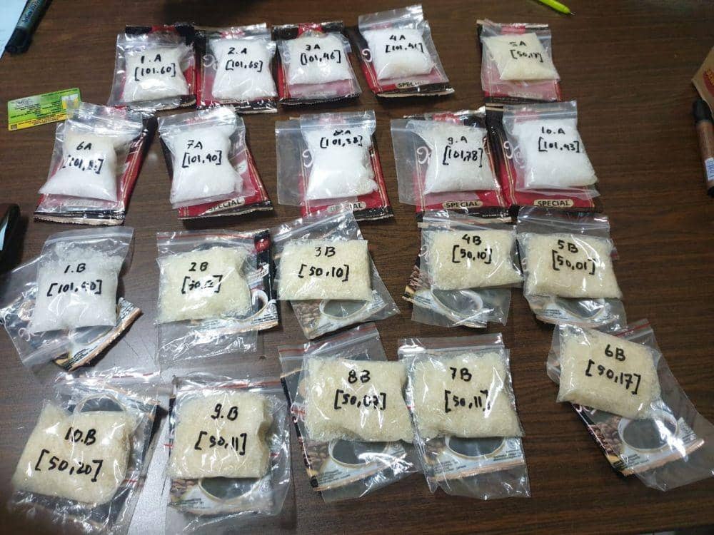Barang bukti yang diamankan BNN Kaltim dari tersangka JL di Kutai Kartanegara (Dok.Humas BNN Kaltim/istimewa)
