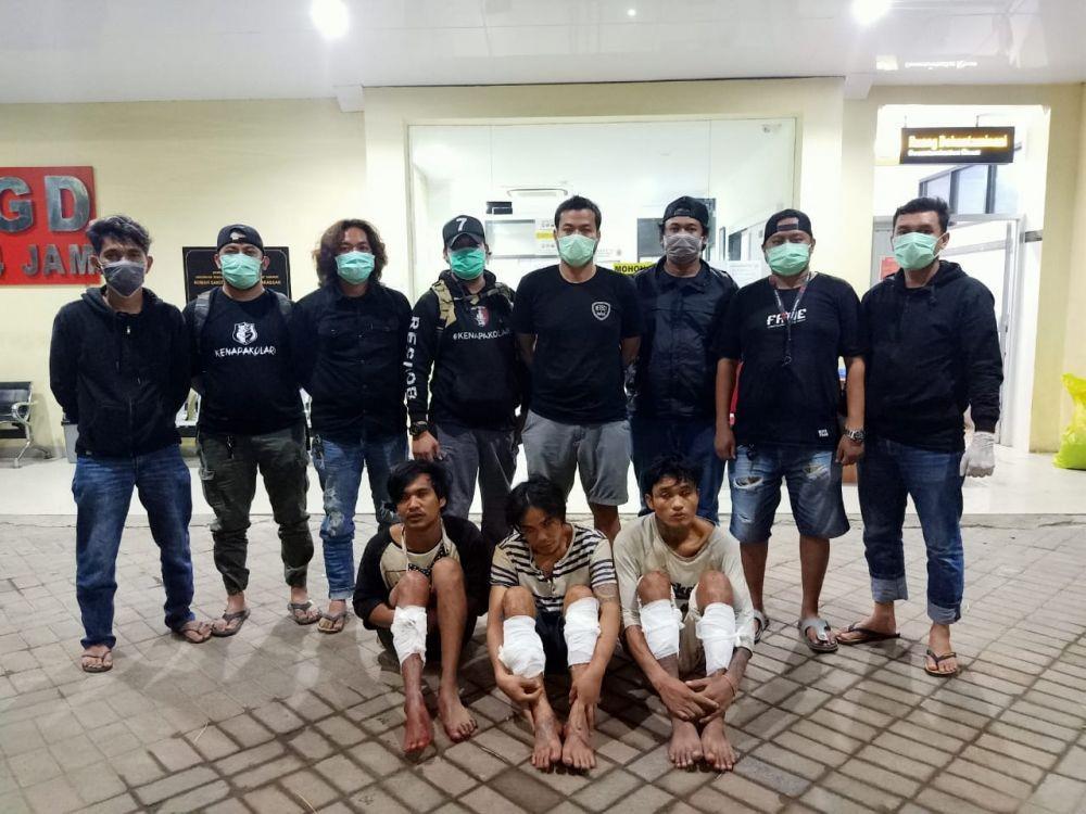 Komplotan curas di Makassar saat ditangkap. IDN Times/Polsek Panakkukang