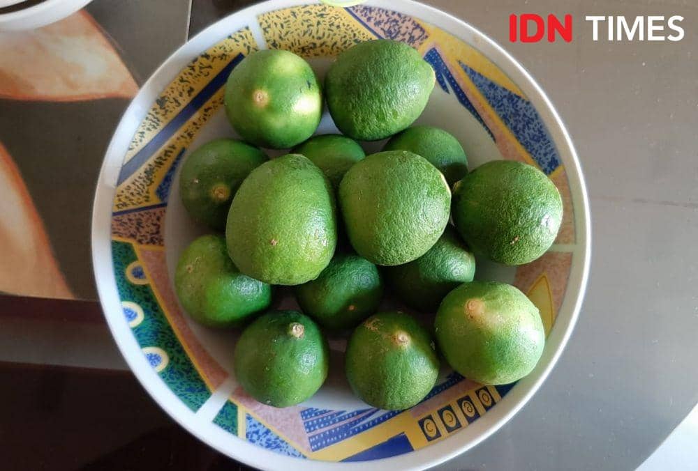 Ilustrasi Jeruk Nipis (IDN Times/Sunariyah)