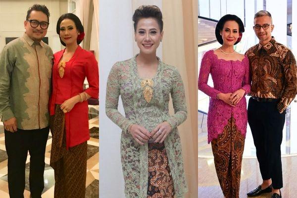 9 Ide Kebaya dan Busana Etnik Rosiana Silalahi, Berwibawa Banget!