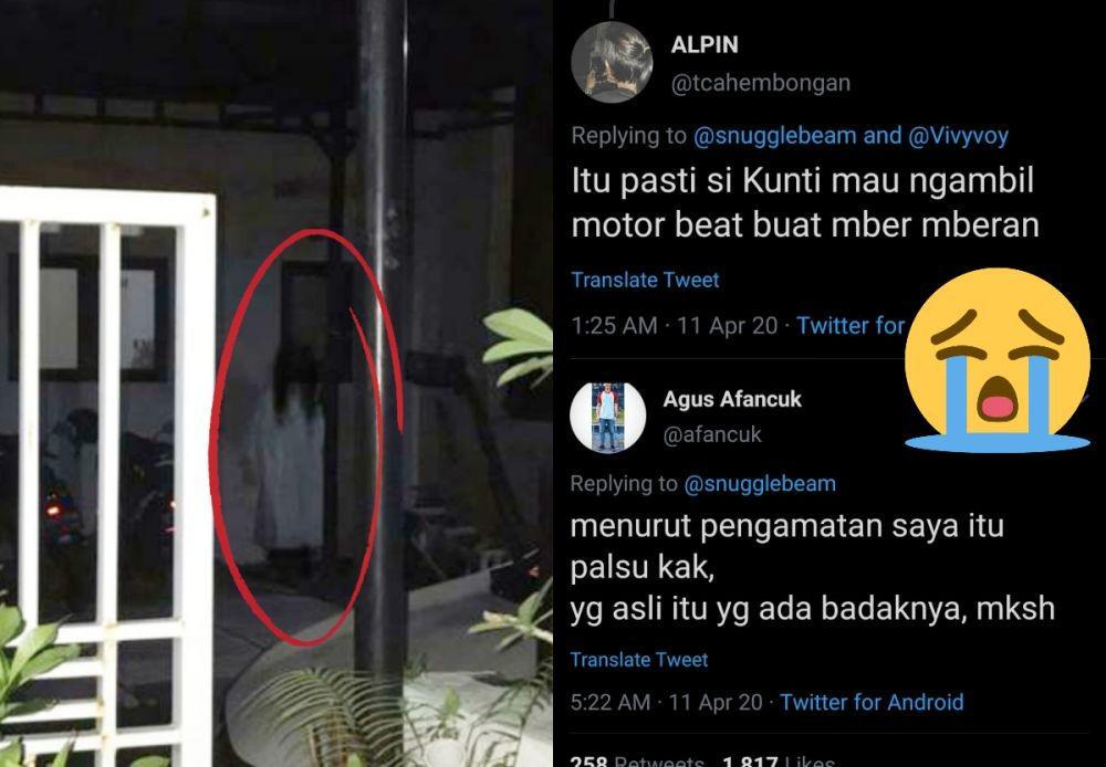 Foto Kuntilanak Viral, 13 Komen Kocak Netizen Gak Ada Takut-takutnya!