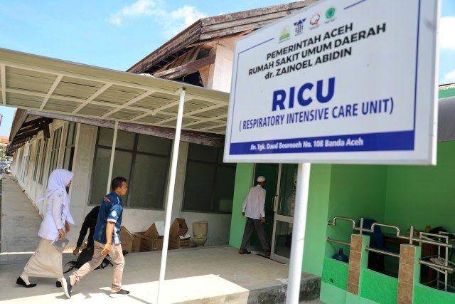 Ilustrasi ruang RICU di RSUDZA Banda Aceh yang khusus untuk menangani pasien COVID-19 (Foto: Suparta/Acehkini)