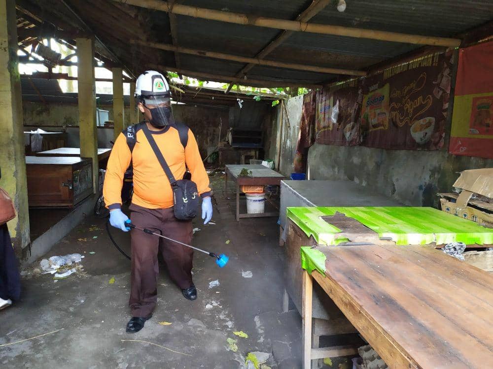 Disperindag Sleman Tingkatkan Disinfeksi di Pasar Tradisional