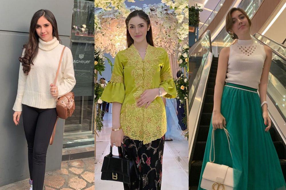 10 OOTD ala Syahra Larez, Menawan dalam Busana Modern & Tradisional