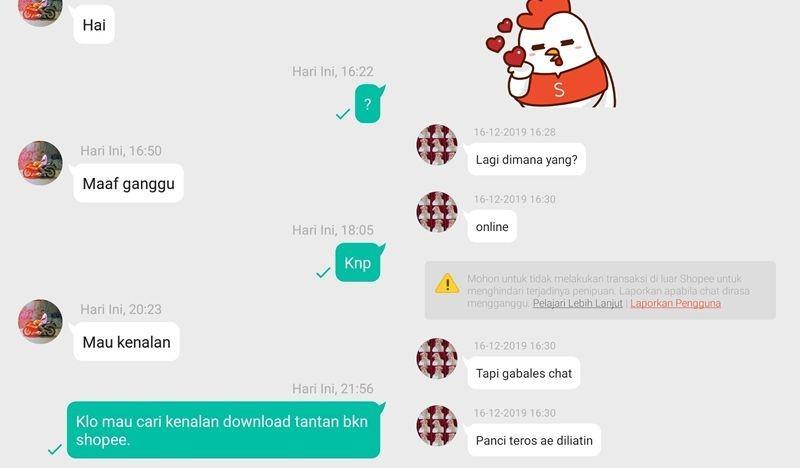 10 Chat di Aplikasi Online Shop Ini Isinya Tak Terduga, Bikin Ngakak!
