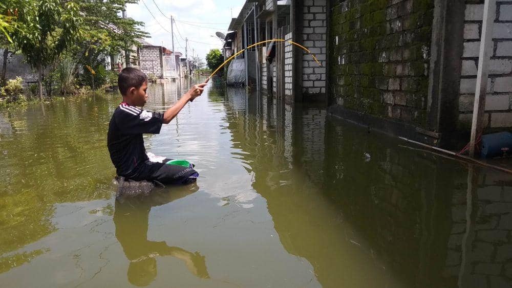 Banjir di Lamongan Semakin Meluas, 17 Kecamatan Terendam