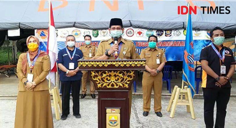 Juru bicara penanganan COVID-19 Provinsi Jambi, Johansyah memberikan keterangan video siaran pers, Selasa (14/3)/IDN Times/Ramond EPU