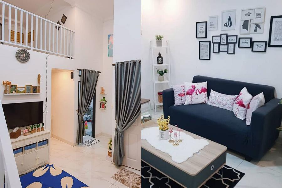 Ide Rumah Minimalis Bertema Putih dengan LB 128m, Ada Taman Indoor!