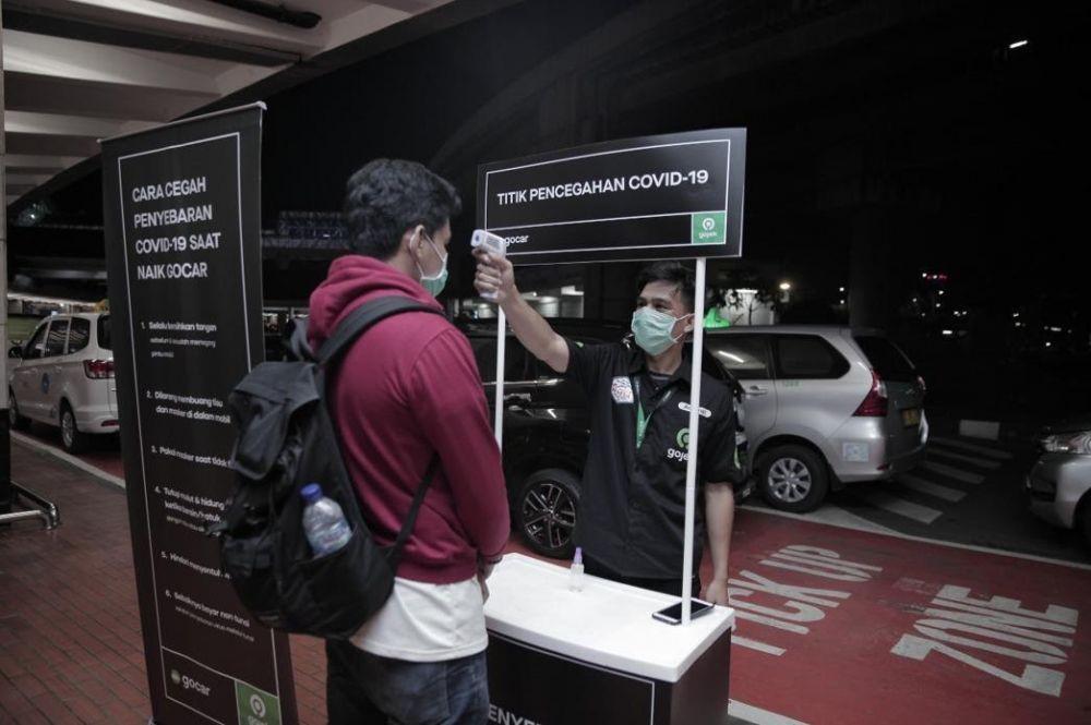 Keren! Shelter dan Titik Jemput Gojek Jadi Titik Pencegahan COVID-19