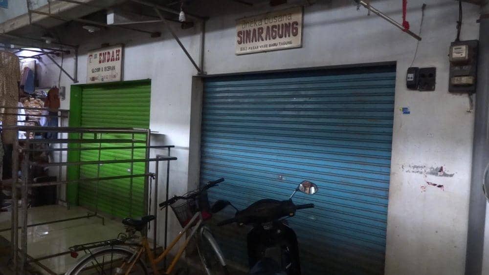 Lapak pedagang di Pasar wage Tulungagung tutup, IDN Times/ Bramanta Pamungkas