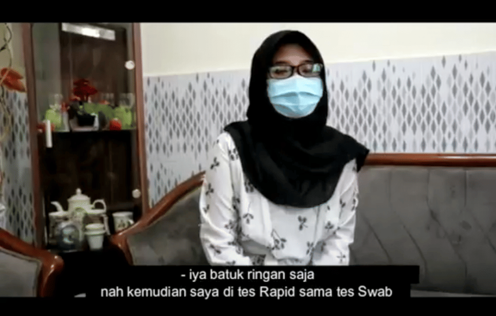 Kunci kesembuhan adalah selalu berfikir positif. Dok/ Humas Pemkot Batu