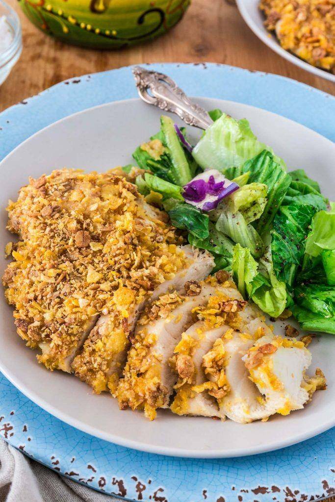 Ilustrasi cereal crusted chicken (oliviascuisine.com)