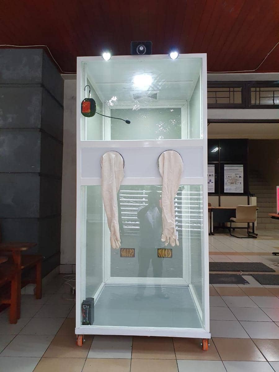 Bilik swab COVID-19 buatan Dosen UGM. Dok: istimewa