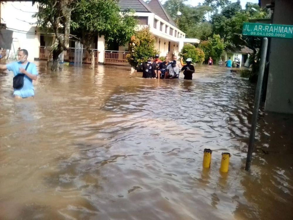 Banjir Villa Pamulang (ISTIMEWA)