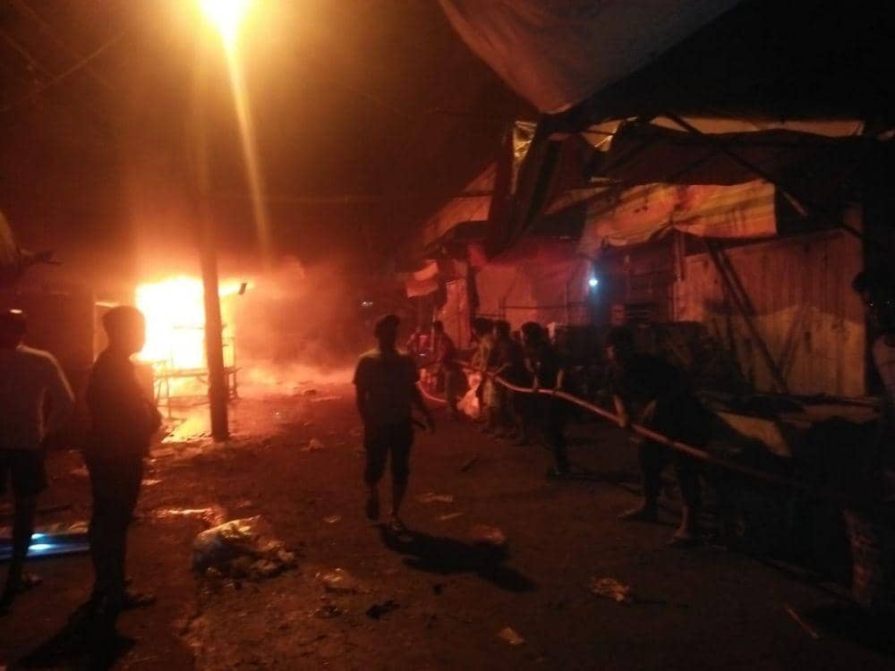 Pasar Tavip Binjai Dilalap Api, 3 Ruko Pedagang Ludes Terbakar
