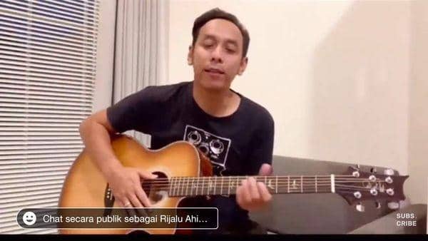 Pongki mambawakan lagu 1000 tahun lamanya - Youtube.com/HOOKSpace