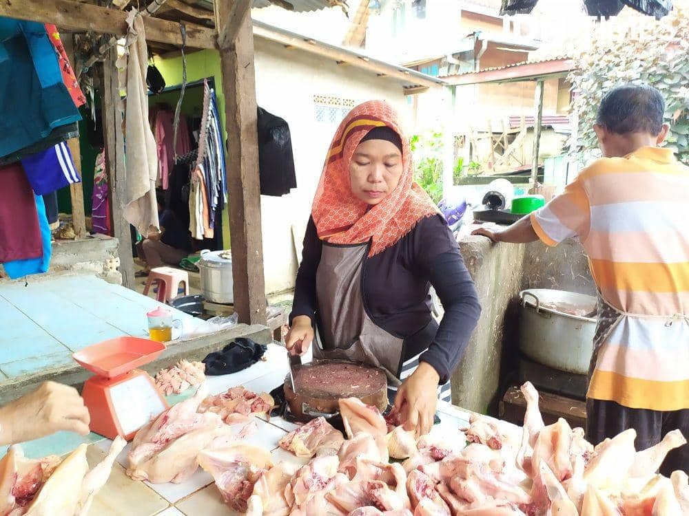 Situasi di Pasar Palembang