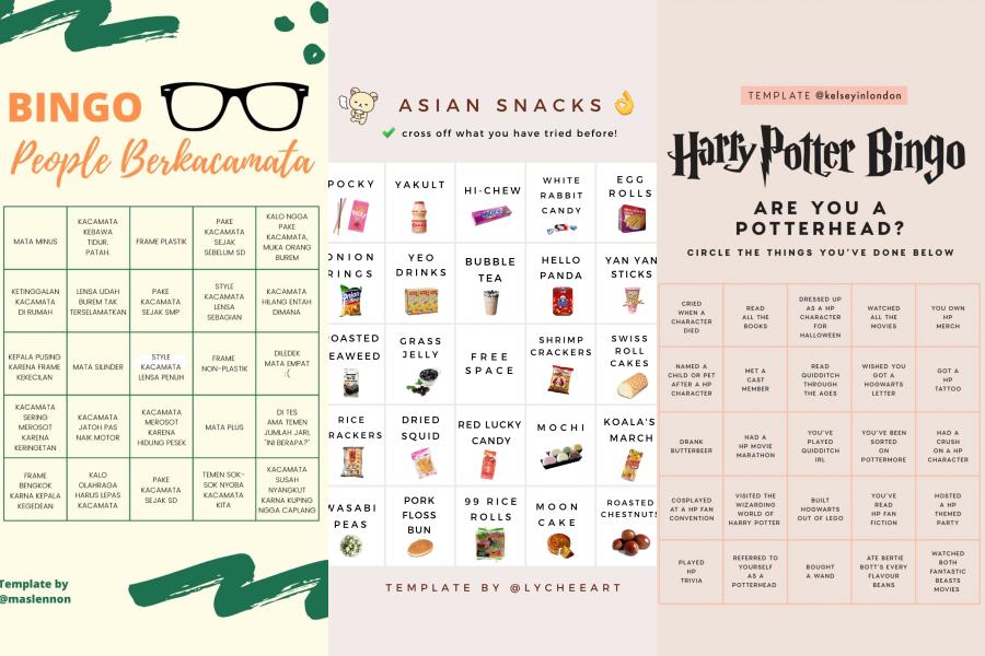 Cara Membuat Template Bingo Instagram lewat HP, Pasti Berhasil!