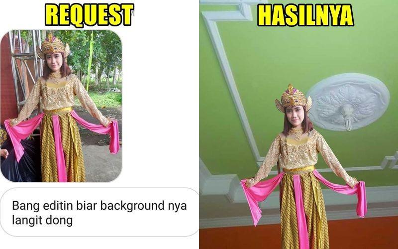 10 Korban Hasil Editan Foto Minta Background Diubah, Kocak Gak Karuan!