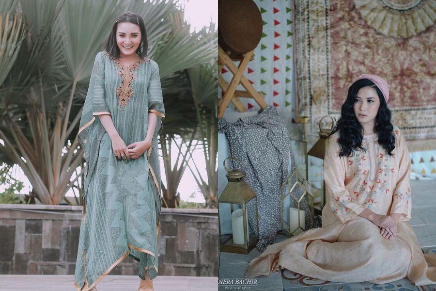Adu Gaya Kiki Amalia dan Dinda Kanyadewi, dari Etnik hingga Modern
