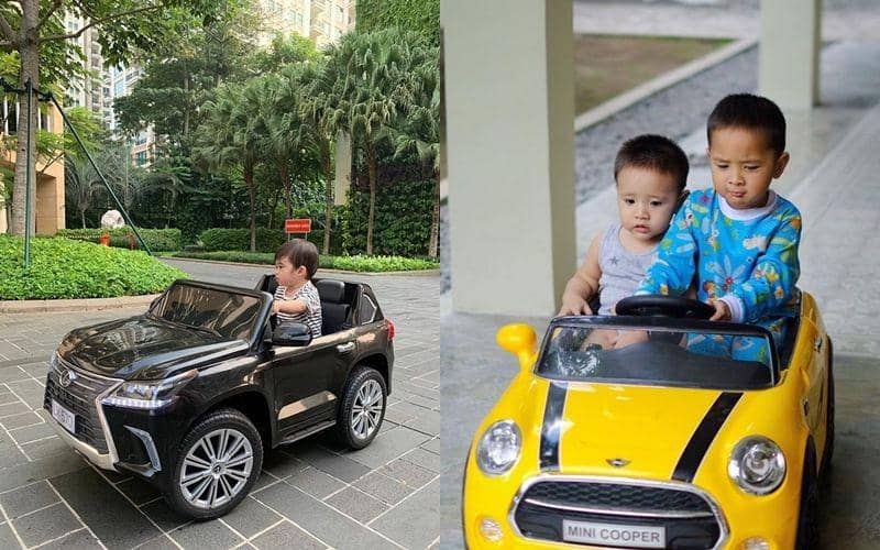 10 Potret Anak Artis dan Mobil Mainannya, Harganya Bikin Melongo