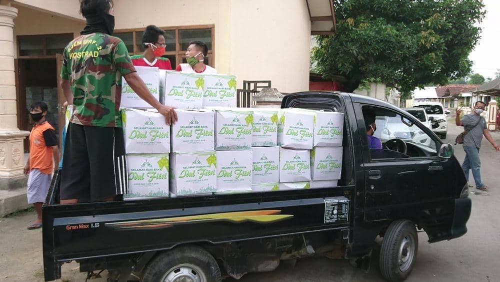 Satu Desa Dikarantina, Pemkab Tulungagung Beri Bantuan Paket Sembako