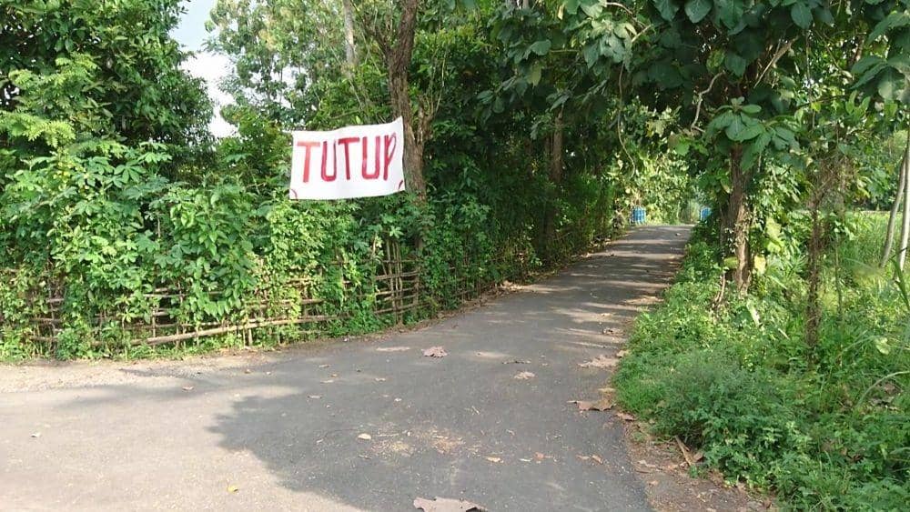 Situasi Desa Jabalsari pasca diberlakukannya karantina wilayah, IDN Times/ Bramanta Pamungkas