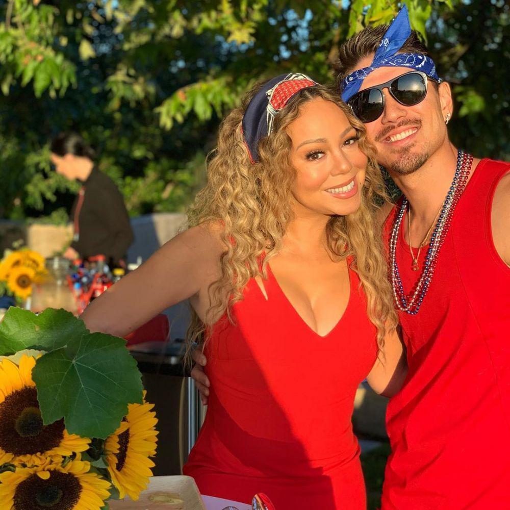 10 Potret Kemesraan Musisi Ternama Mariah Carey dan Bryan Tanaka