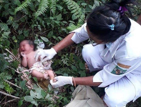 Tega! Bayi yang Baru Lahir Ditemukan di Area Perkebunan Simalungun