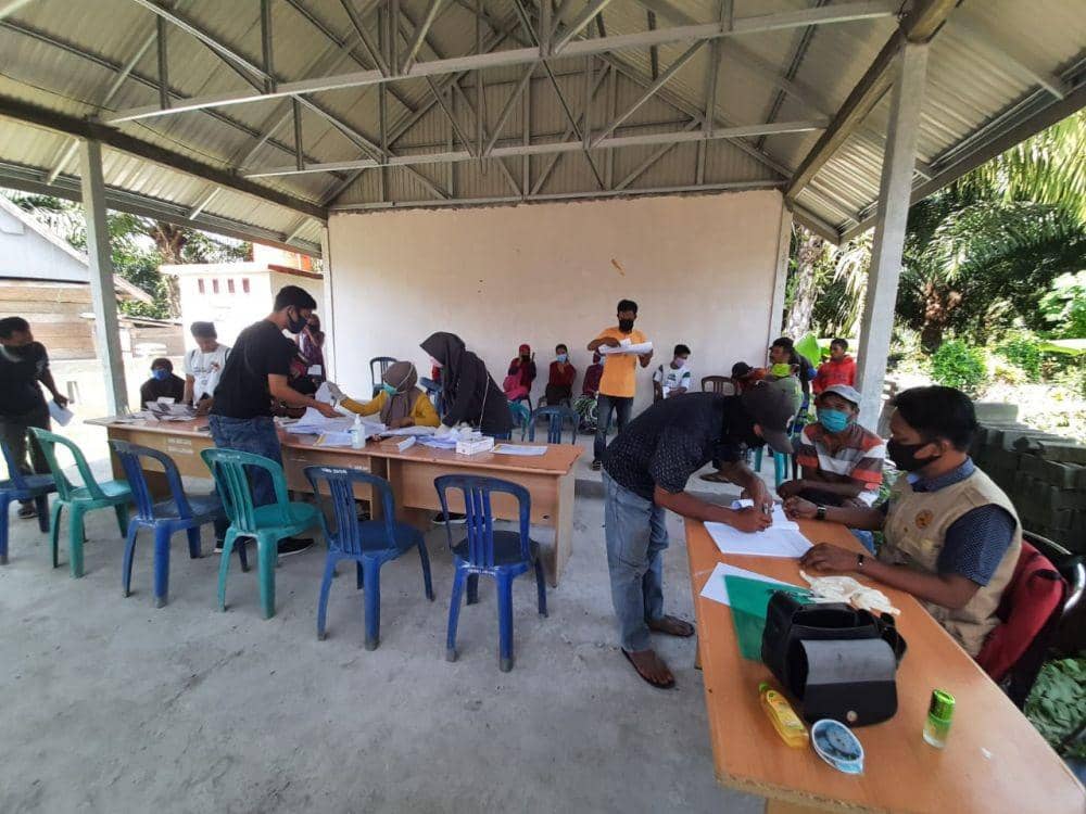 Bantuan Stimulan Perumahan Swadaya (BSPS) atau bedah rumah bagi warga Sulawesi Barat (Dok. Kementerian PUPR)