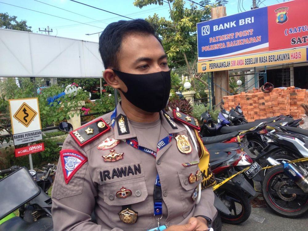 Timsus Anti-Balap liar Satlantas Polresta Balikpapan Jaring 19 Motor