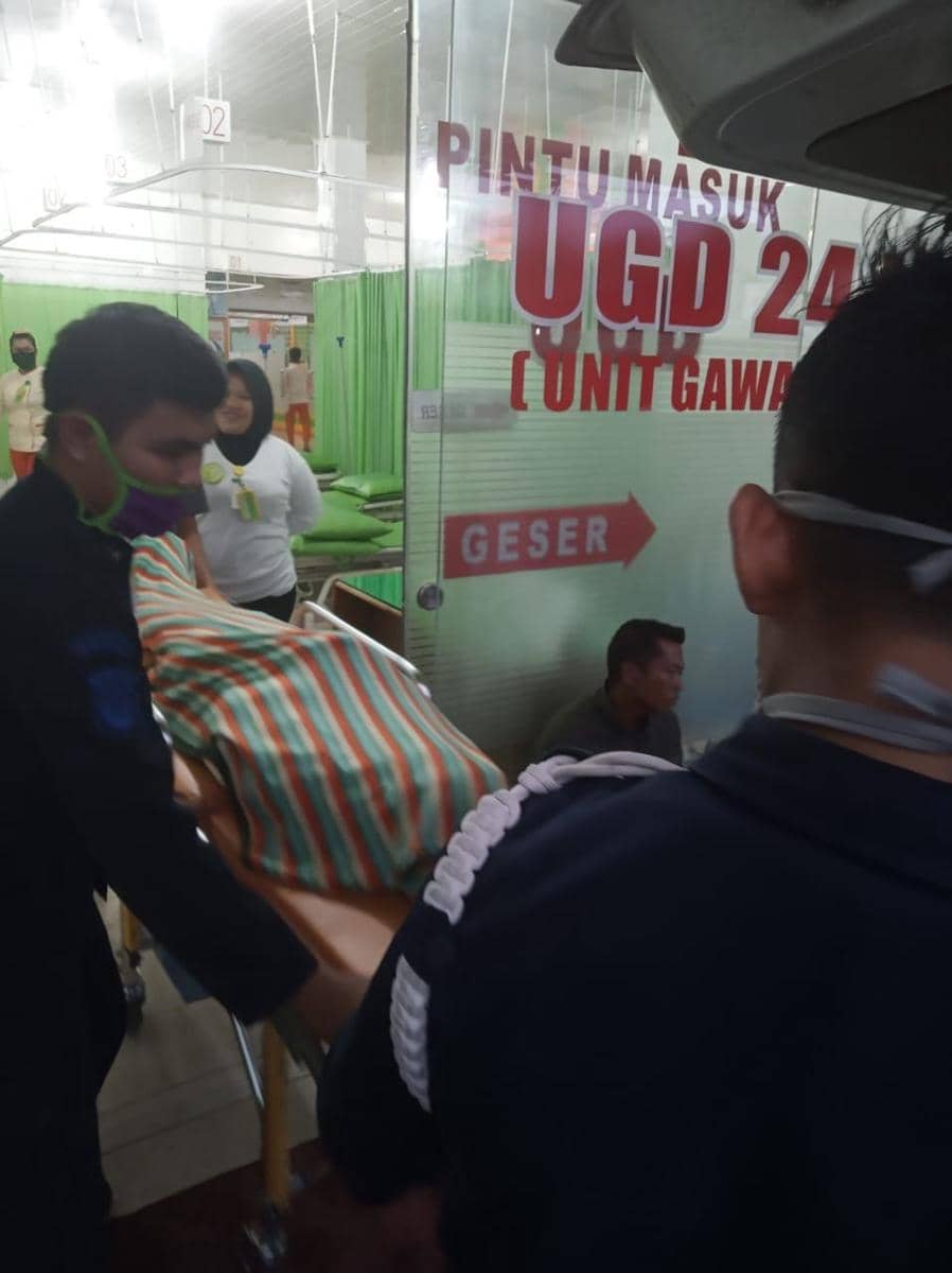 Salah satu korban lakalantas di Langkat, yang menghembuskan nafas terakhir di rumah sakit (IDN Times/ istimewa)