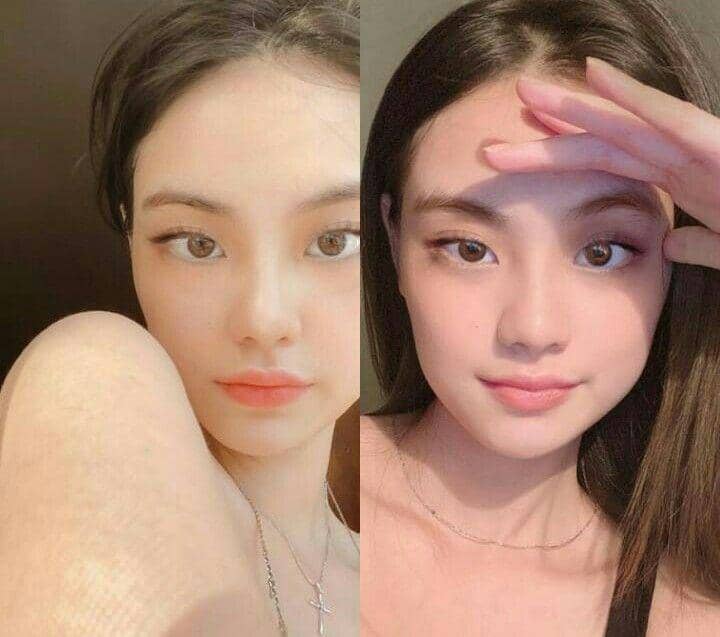 9 Potret Gege Elisa Pamer Mata Cokelat, Tatapannya Bikin Salting!