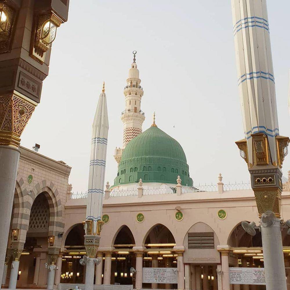 Suasana di Masjid Nabawi (instagram.com/makkahmadinah.571)