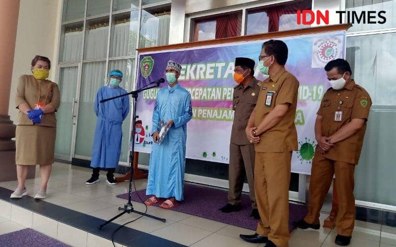 Ahmad Bariani pasein sembuh corona PPU (IDN Times/Ervan Masbanjar)