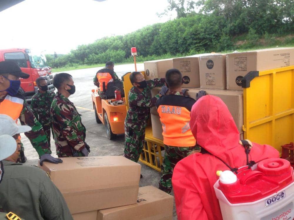 APD medis bantuan Kemenkes RI tiba di Balikpapan, Dok. IDN Times/Istimewa