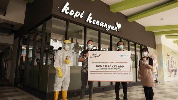 Lawan COVID-19, Kopi Kenangan Salurkan 5.000 APD untuk Tenaga Medis