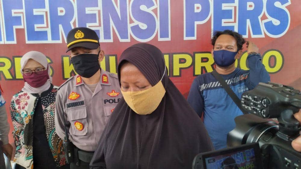 S, tersangka pembuat laporan palsu korban kejahatan. IDN Times/Humas Polres Kulon Progo