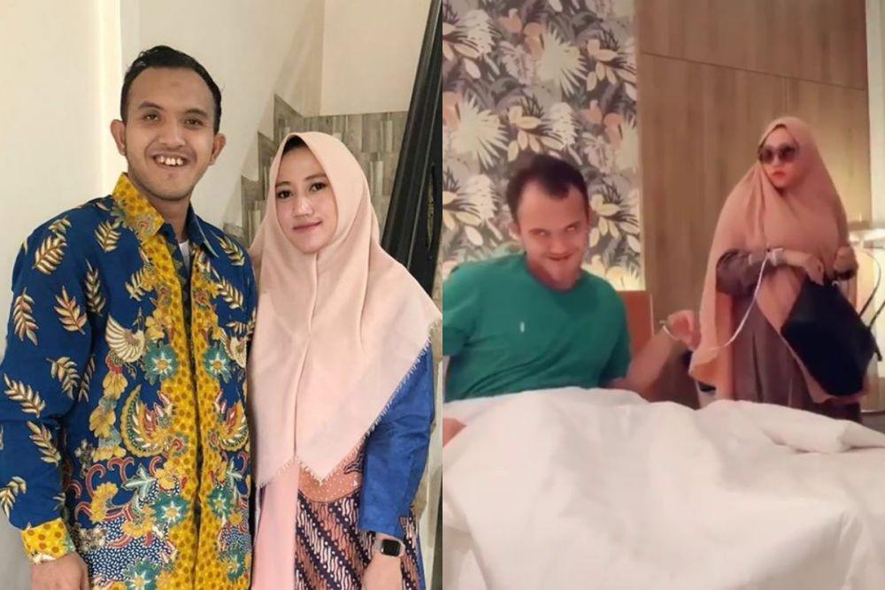 10 Potret Terbaru Kemesraan Caisar YKS & Almaratu Intan Istri Keduanya