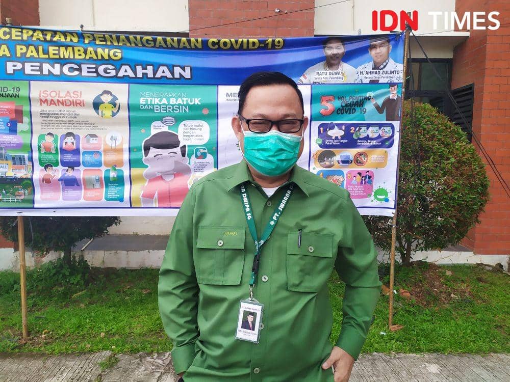 Direktur PT Swarna Dwipa SG yang merupakan Badan Pengelola Asrama Haji di Palembang, Rebo Iskandar Pohan (IDN Times/Feny Maulia Agustin)