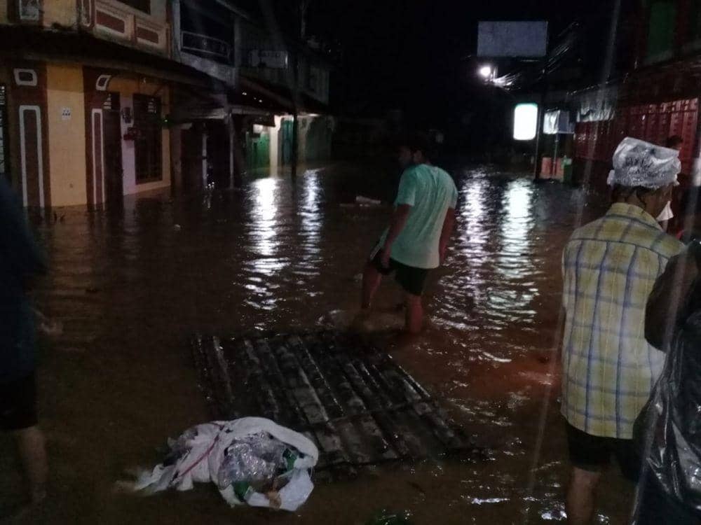 Hujan dari Siang hingga Malam, Ratusan Rumah di Langkat Kebanjiran