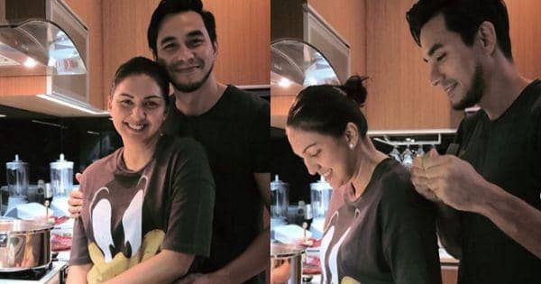 Tak Puasa, 9 Momen Darius & Donna Masak Takjil untuk Satpam Komplek