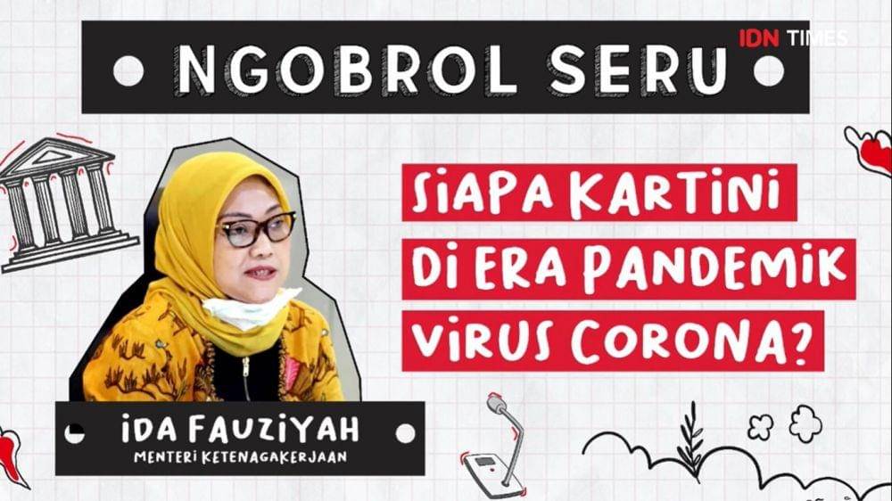 Menaker Ida Fauziyah/ Youtube IDN Times