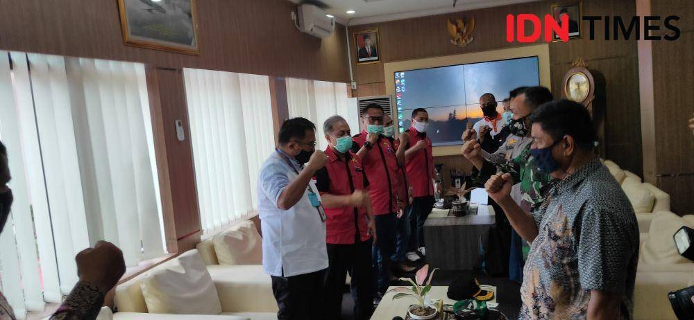 Pertemuan serikat buruh dengan Pemkot Balikpapan (IDN Times / Haikal)