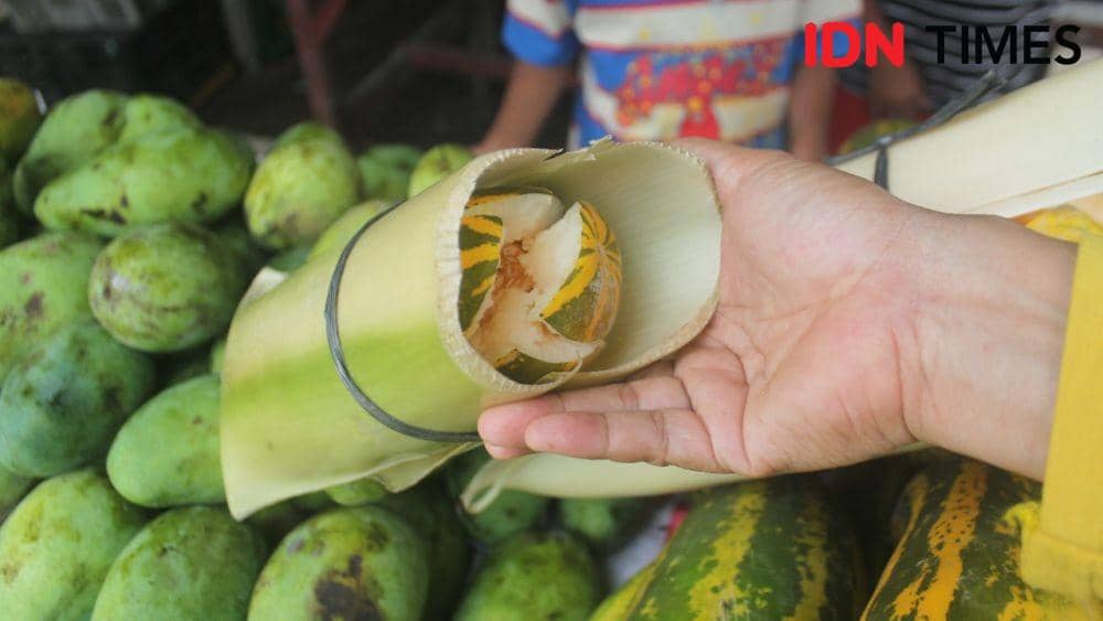 Timun suri yang berasal dari Aceh hanya ada di Bulan Ramadan (IDN Times/Masdalena Napitupulu)