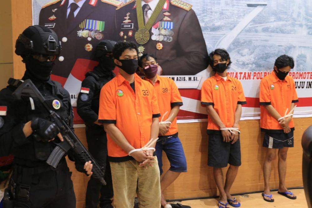 Pengungkapan Kasus Narkoba di tengah COVID-19 oleh Polda Metro Jaya (Dok. Humas Polda Metro Jaya)