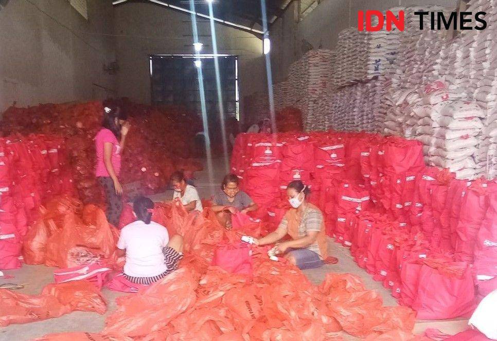 Bantuan sosial yang akan dibagikan Pemkab Simalungun (IDN Times/Patiar Manurung)